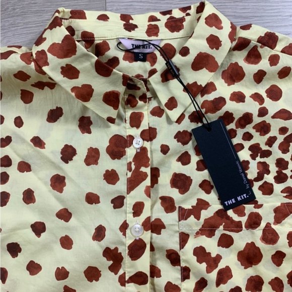 The Kit Java Spot Boxy Cotton Shirt - Picture 6 of 12